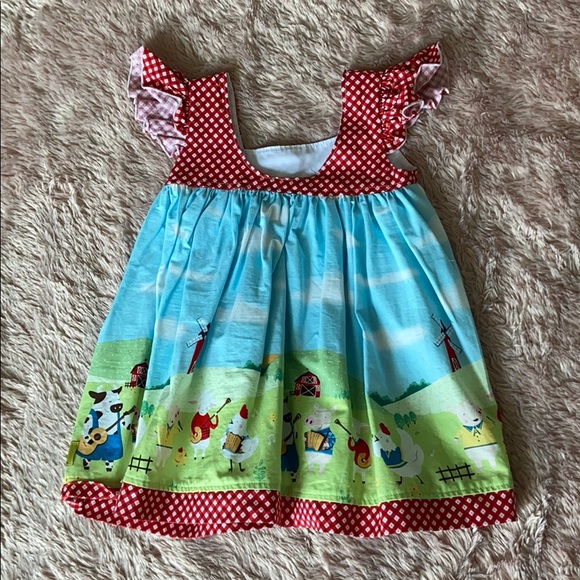 Sleeveless Farm Girl Dress